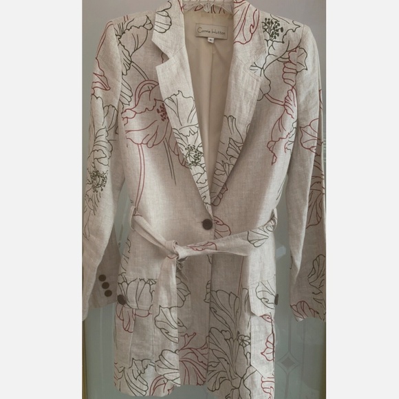 CARRIE HUTTON Linen Blazer - Picture 1 of 11